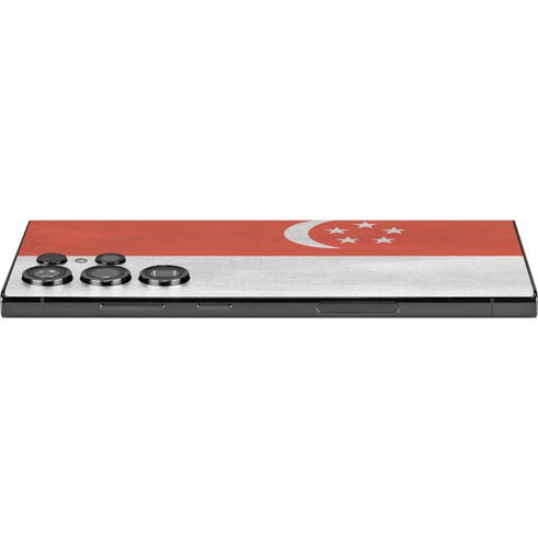 Singapore Flag Distressed Galaxy S25 Ultra Skin
